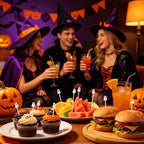 100 Pieces Halloween Toothpicks Boo Ghost Cocktail Picks (Ghost)