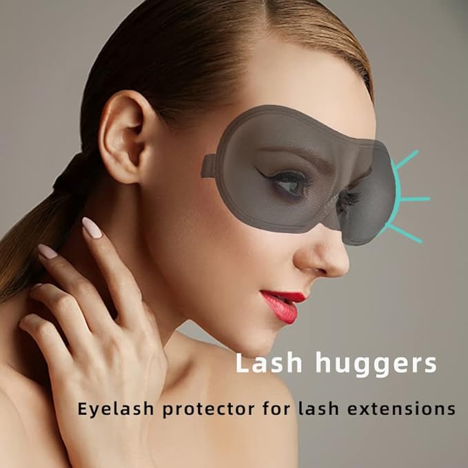 3D Eye mask for Sleeping, Machine Washable, Sleep Mask for Women, Blinder - Image 4