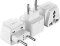 Ceptics European Travel Plug Adapter, Universal to European EU, Power Charge by Ceptics