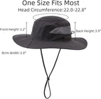 Connectyle Women's UPF 50+ Sun Hat UV Protection Wide Brim Bucket Hat Summer - Image 3