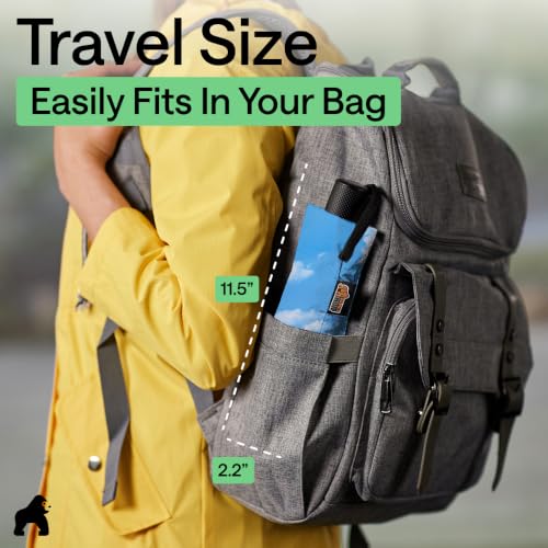 Compact Travel Size Umbrella for Rain (Sky Blue Clouds)