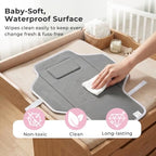 Portable Changing Pad (White-Flowers)