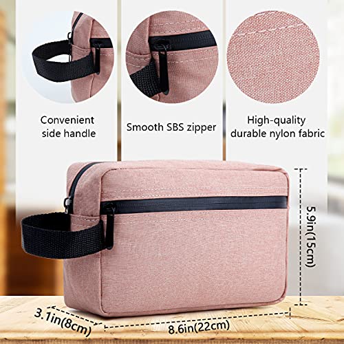 Travel Toiletry Bag for Women and Men (Pink)