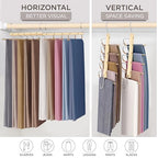 Pants Hangers Space Saving (Natural / 1 Pack)