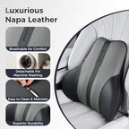 Lumbar Support Pillow for Car (Blackgray)
