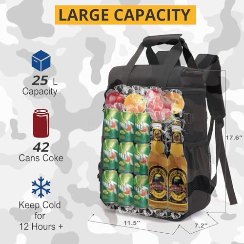 Tactical Backpack Cooler (Black)