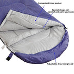 3 4 Season Sleeping Bag for Adults & Teens (Purple / 87*33)