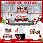Christmas Tiered Tray Decor Set (Penguin)