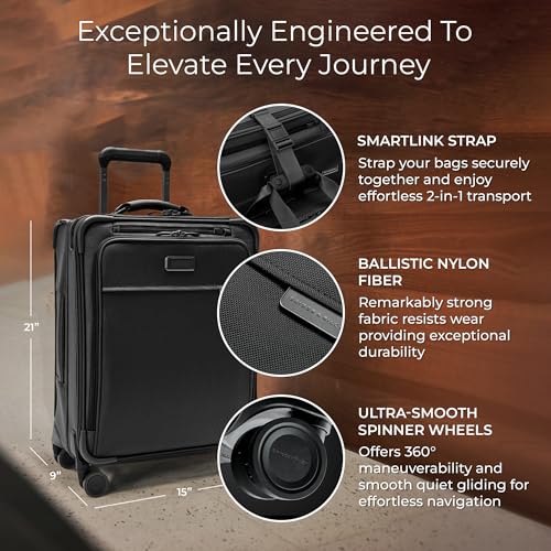 Global 21" Carry On Expandable Spinner (Black / 21" Global Carry-On)