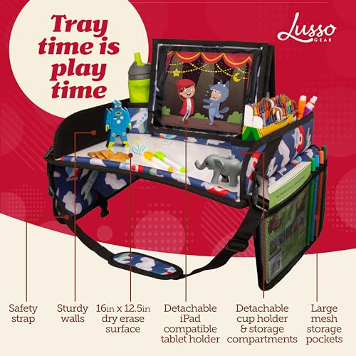 Kids Travel Tray for Car (Airplanes)