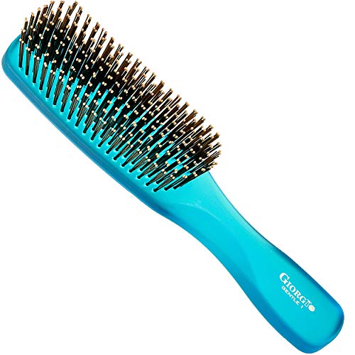 Gentle Blue Neon Full Size Hair Brush (Large / Blue)