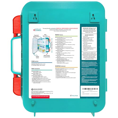 First Aid Kit (Red / 327 Piece Set)