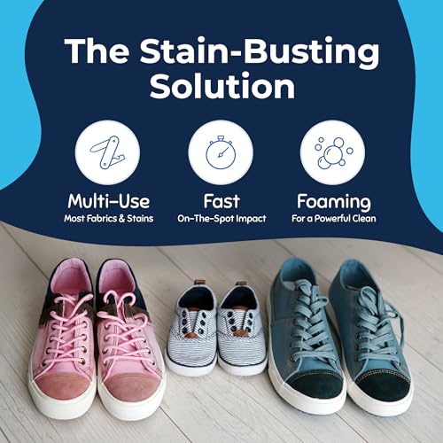 Stain Treater & Messy Steppers Shoe Cleaner Stain Remover Duo (Combo Pack)
