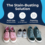 Stain Treater & Messy Steppers Shoe Cleaner Stain Remover Duo (Combo Pack)