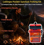 Mini Survival Fishing Kit (Blaze Red)