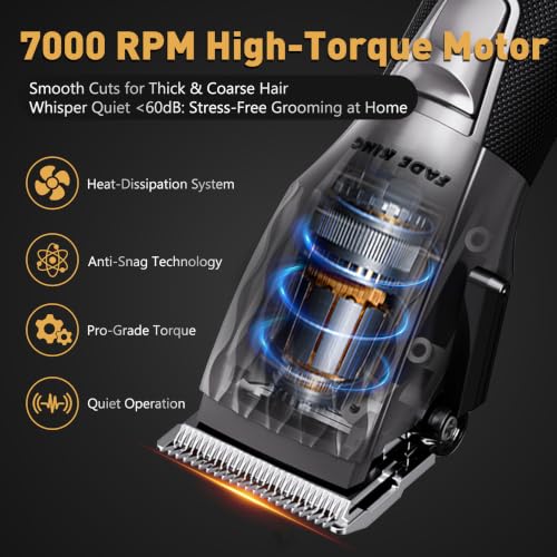 Hair Clippers for Men (Grayish Black)