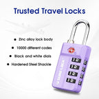 SURE LOCK TSA-Approved 4-Digit Resettable Combination Luggage Lock - Image 6