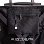 7272 Energie Expandable Hardside Luggage with Spinner Wheels and TSA Lock (3-Piece Set (19/24/27) / Black)