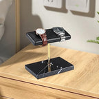 Watch stand watch display stand watch holder watch Handcrafted watch holder (black/glod/black)