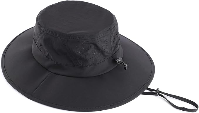 Home Prefer UPF 50+ Sun Hats for Men Women Foldable Wide Brim Fishing Hat Quick - Image 3