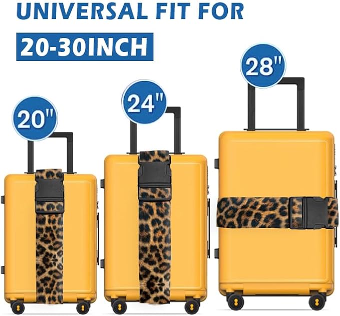Luggage Straps for Suitcases Travel Belt Accessories, Cute Suitcase Strap - Image 3