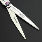 6/7/7.5/8/9-inch professional hair clipper set, stainless steel sharp hair clippers, hairdresser specific scissors (7 in-2pc-A)