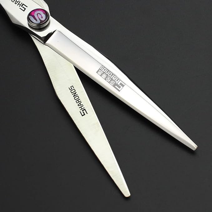 6/7/7.5/8/9-inch professional hair clipper set, stainless steel sharp hair clippers, hairdresser specific scissors (7 in-2pc-A)