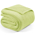 Knitted Weighted Blanket (35-mint Green / 60" x 80" | 15lbs)