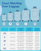 Luggage Cover for Suitcase Tsa Approved Protector (Small (21-23 inches) / Mountain)