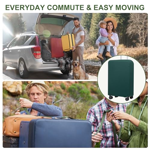 Luggage Cover (Dark Green / 19-21 inch)
