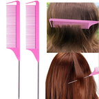 8Pcs Hair Brushes Set wit (Pink)