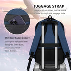 Backpck for Men Women (A2-blue / 17.3 Inch)