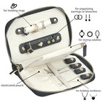 Travel Jewelry Organizer Case (New Medium Black)