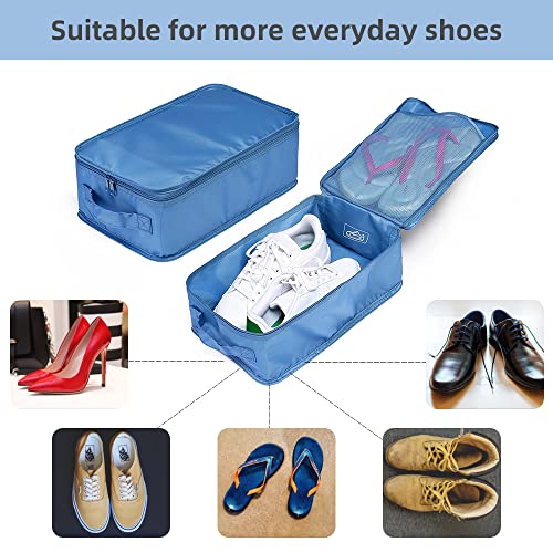 Travel Shoe Bags (Sea Blue / 8 Packs)