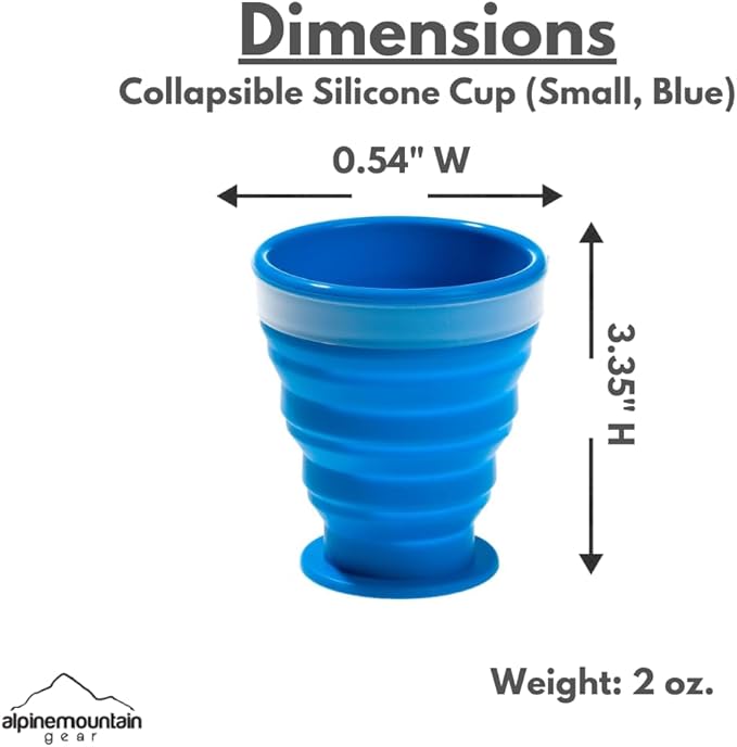 Collapsible Silicone Cup for Camping and Backpacking - Image 3