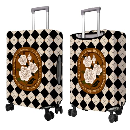Travel Luggage Cover Suitcase Protector Fits 18 (Square-1 / S(18-20in))