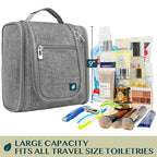 Toiletry Bag Travel Bag for Women Men (Grey / Standard (9x4x9))
