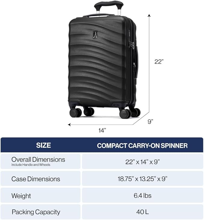 Travelpro Maxlite Air V2 Hardside Expandable Carry on Luggage, 8 Spinner Wheels - Image 6