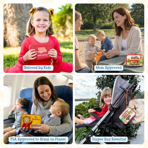 KeepGoing Daniel Tiger’s Travel First Aid Kit for Kids 130 Pc