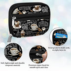 Weekly Travel Pill Organizer Cute Pill Case with 7 Day Pill Box (1 Case + 2 Boxes / B. Black 02 + Pill Box)