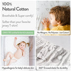 Travel Crib Sheets for Baby Bjorn (2-pack Bows/Chevron)