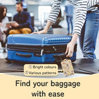 Hello Fall Luggage Tag for Suitcase (Hello Fall Autumn Leaves)