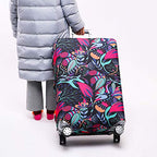 Travelkin Luggage Covers For Suitcase Tsa Approved Suitcase Cover Protector (Flourish / S)