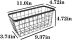 4 set Hanging Wall Basket Organizer, Over the Cabinet Door Wire Baskets - Image 3