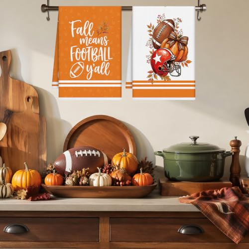 Fall Football Kitchen Towels 4 PCS