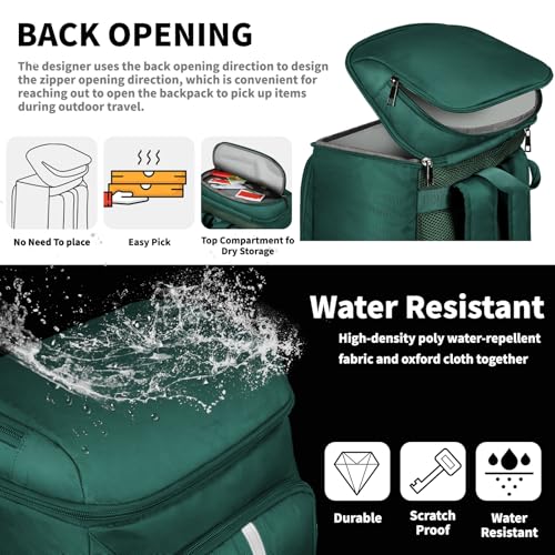 Cooler Backpack for Women Men (Green)