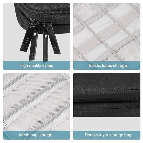 Electronic Accessories Organizer Carry Bag (L)