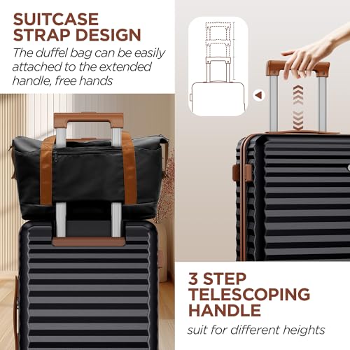 5pcs Luggage Set (Classic Black / 5PCS)