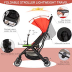 Ultra Compact Travel Stroller (Red Lion)