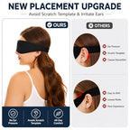 Sleep Mask for Side Sleepers (A2 Black)